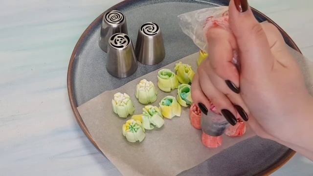 Тестируем насадки тюльпаны и розы! смотреть онлайн