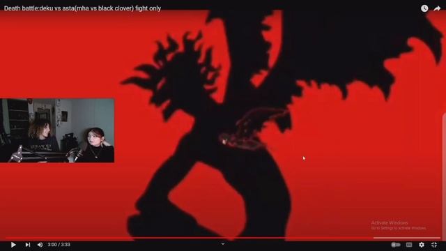 DEKU VS ASTA WHO WILL WIN?!? - reacting with my girlfriend смотреть онлайн