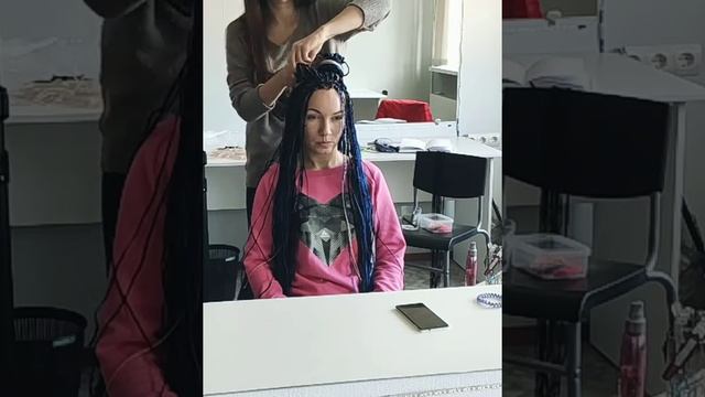 Как быстро сделать шишки из афрокосичек или зизи?