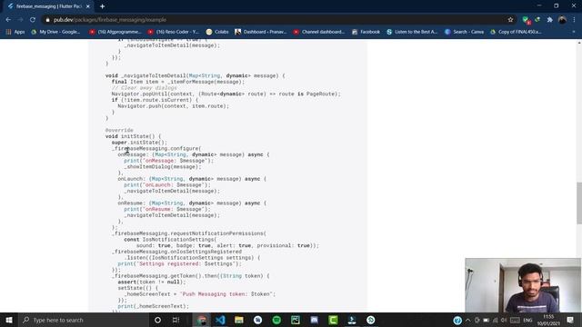 How to implement Push Notifications in Flutter in 2021 | Firebase Cloud Messaging | Karan Kharode смотреть онлайн