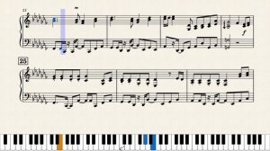 Deltarune - Game Main Theme (Piano Sketch Sheet Music)