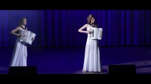 A.Вивальди "Зима"! Самые красивые девушки аккордеонистки России!!! Дуэт "Ларго" - "