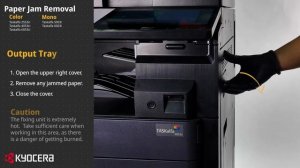 Kyocera Paper Jam Removal (TASKalfa 2553ci, 4053ci, 6053ci, TASKalfa 5003i, TASKalfa 6003i)