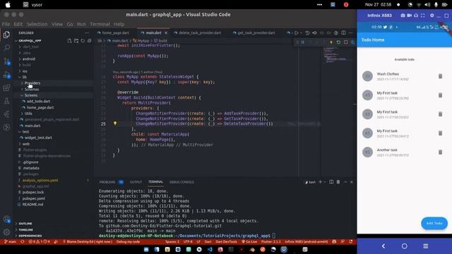 Flutter : Build Todo app with GraphQl and Provider #12 - Testing and Conclusion смотреть онлайн