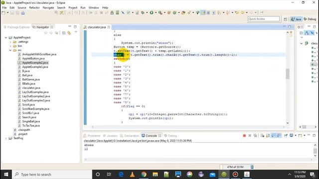 Java Programming: Calculator Using Applets смотреть онлайн