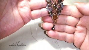 Браслет из бисера и ронделей (107)/Тип 2/Мастер Класс