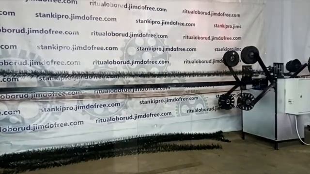 Станок для изготовления ерша и хвои. смотреть онлайн