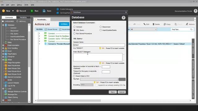 Step by Step Guide: Excel as Database in Automation Anywhere | Automation Anywhere Database Command смотреть онлайн