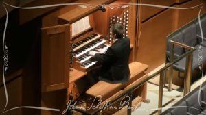 И.С. Бах. Бранденбургский концерт №3 соль-мажор, часть1 "Allegro", BWV.1048. Орган - Джонатан Скотт.