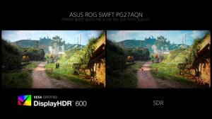 Game HDR - ASUS ROG SWIFT PG27AQN