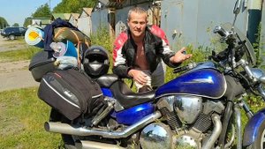 Путешествие из Питера в Крым. На мотоцикле. Только приехал без остановки 1800 км.