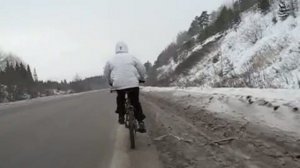 Велос трасса зима