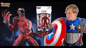 КАПИТАН АМЕРИКА ПРОТИВ КАРНАЖ MARVEL LEGENDS - РАСПАКОВКА И МЕГА БИТВА!