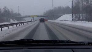 Москва - Тула / From Moscow to Tula 03/01/2013 (timelapse 4x)