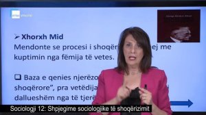 Sociologji 12 - Shpjegime sociologjike të shoqërizimit