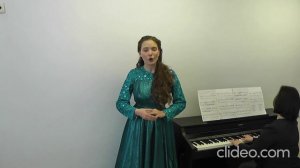 Шакирова Анастасия ,15 лет Академический вокал 
Франческо Сартори "Time to say goodbye"