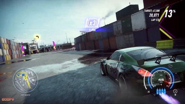 Nissan 350Z (Rachel's from NFSU2) NFS Heat Gameplay - Drift Build смотреть онлайн