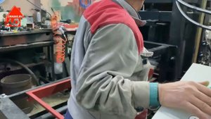 Вибропрес для тротуарной плитки 100х200 двухцветный. Vibropress for paving slabs 100x200 two colors