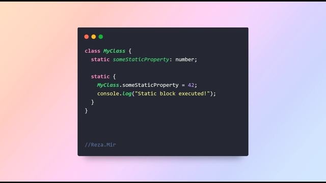 16 Static types in TypeScript classes