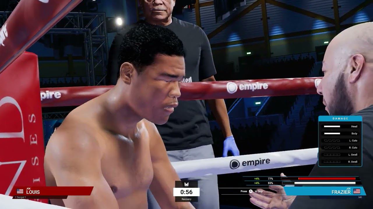 Undisputed 181 удар коронным левым хуком Джо Фрезер, "реализм" у игры зашкаливает!! смотреть онлайн