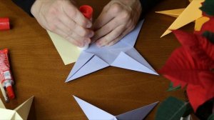 Как сделать звезду из бумаги ? Объемная звезда из бумаги. Новогодний декор. Christmas DIY, origami