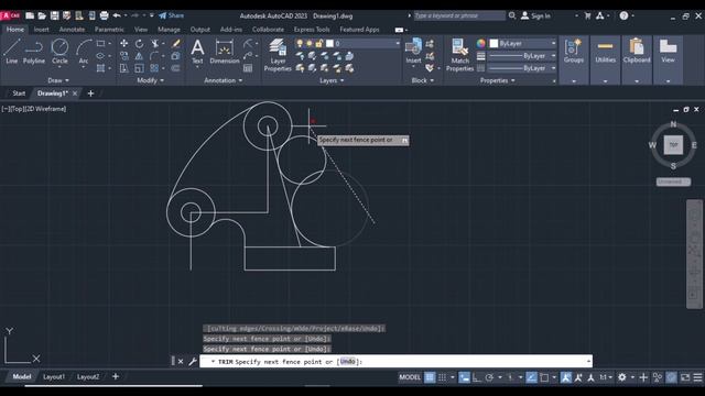 AutoCAD 2D Exercise #17 смотреть онлайн
