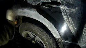 Мерседес 124 ремонт кузова  Body repair.часть 2