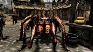 Skyrim_funny ps4 mod: spider courier