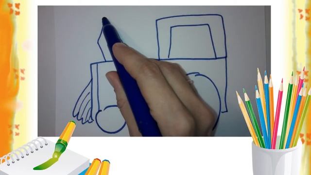 Рисовалки для детей 3-4 лет Давай нарисуем Паровоз смотреть онлайн