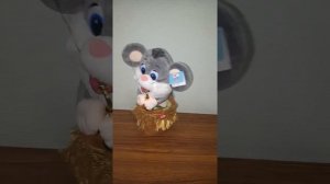 Механическая Поющая и танцующая игрушка "Мышка" с саксофоном, символ года 2020.