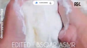 Soaked soap / Mushy soap : Asmr video 💗🤍💗🤍