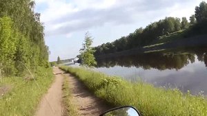 Путешествие на Yamaha YBR 125. Канал имени Москвы.
