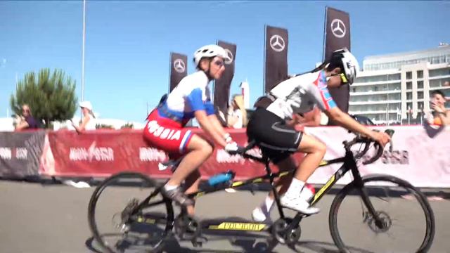 Эстафета полужелезной дистанции на IRONSTAR - команда подопечные фонда "Спорт для Жизни" смотреть онлайн