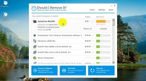 Какие программы следует удалить покажет Should I Remove It