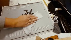 Старые советские тиски АП-8-000. Наведение чистоты.