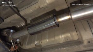 Установка спортивного глушителя на автомобиль Hyundai i30