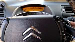 Работа лепестков переключения передач на Citroen C4
