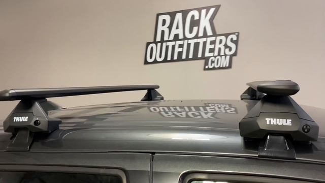 Thule EVO Clamp WingBar EVO Roof Rack Crossbars for Toyota Tacoma Double Cab