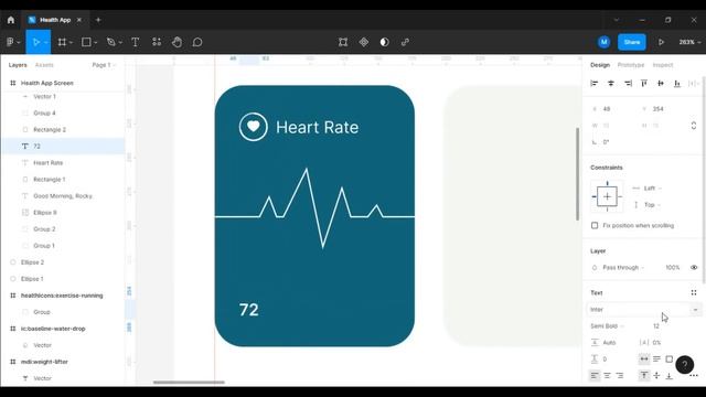 Health Mobile App Design Using Figma | Figma Mobile App Design #figma
