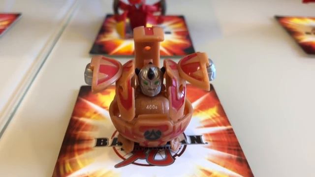 Стихия Огня Pyrus - обзор бакуганов Bakugan, 21 бакуган, ловушки, Axellor и Dragonoid Destroyer! смотреть онлайн