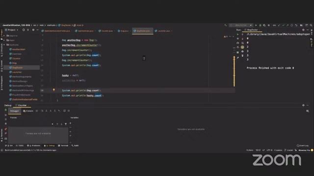 Oracle Certified Java Programmer 1Z0-808: Static Methods, Final Variables, Static Initialization смотреть онлайн