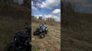 Бесшумный и ловкий! Электрический квадроцикл Grizlik E3000