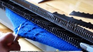 Вязание на машине НЕВА-2 детских носочков пинеток без пятки с помпоном для начинающих. Часть 1