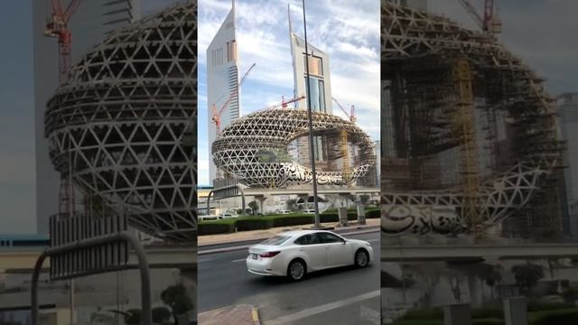 Emirates towers and the new dubai museum #dubai #emirates