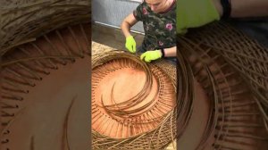 Побывала на МК оплетала зеркало #искусственныйротанг #кашпо #мастеркласс