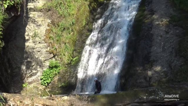Водопад Аю-Кечпес, озеро Телецкое смотреть онлайн