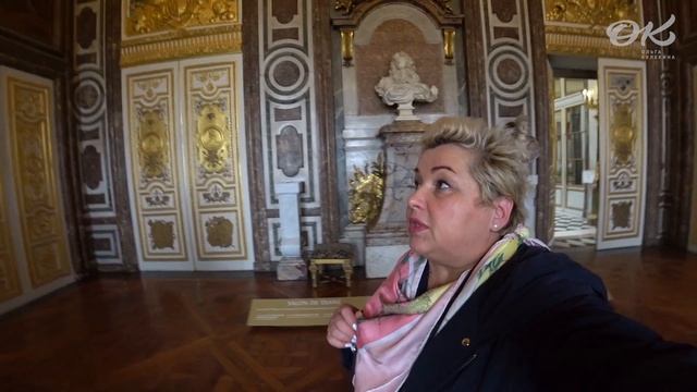 Версаль, Франция. Экскурсия по интерьерам Версаля. Дворцовый стиль в интерьерах. Тур в Париж. смотреть онлайн