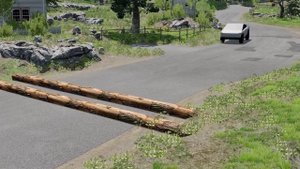 Тачки против упавшего дерева #8 – BeamNG.Drive