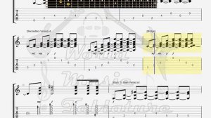 Disturbed   Darkness guitar 1 tab