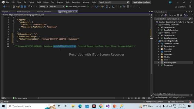 How to Connect with SQL DataBase .Net Core 6.0| Connection string in Core Hindi | Add DbConext clas смотреть онлайн